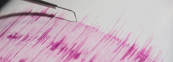 Seismometer graph