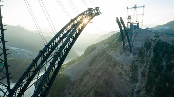 Bridge under construction